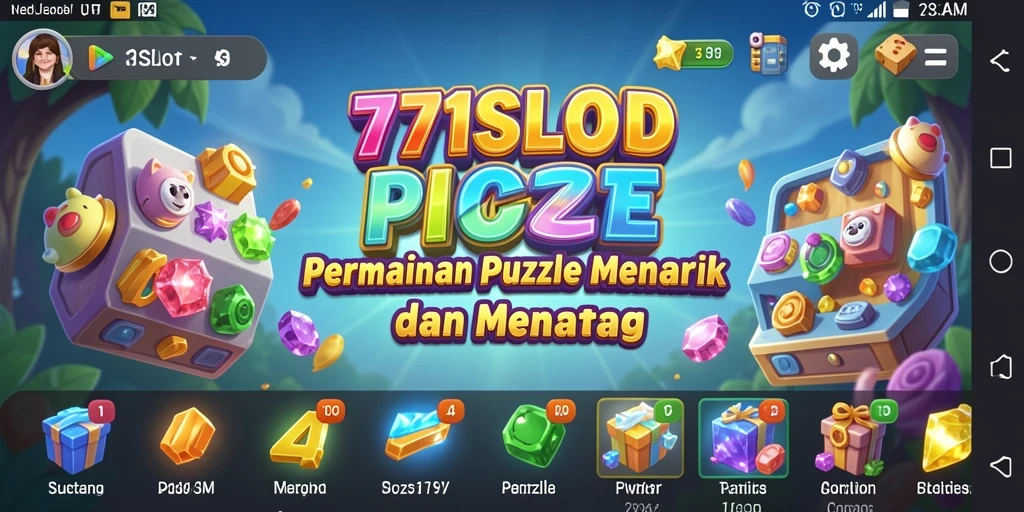 Screenshot permainan 171SLOT menampilkan teka-teki yang menantang dan grafis yang menarik.