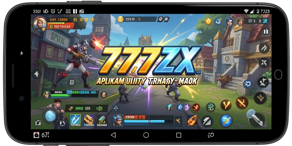 Screenshot utama 777ZX menampilkan fitur pengingat dan pengorganisasian.