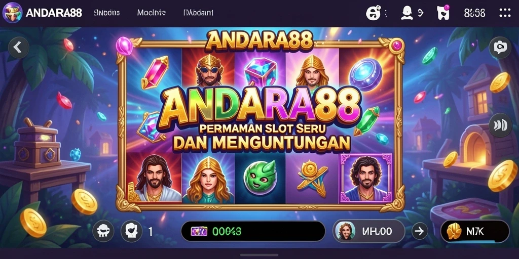 Gambaran gameplay yang menarik dari permainan Slot ANDARA88.