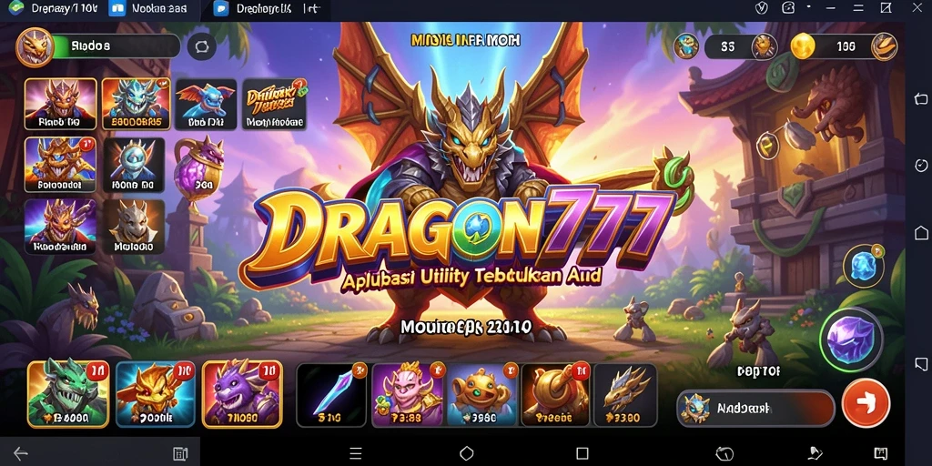 Tampilan utama <strong>DRAGON777</strong> dengan berbagai fitur Utility yang membantu aktivitas Anda.