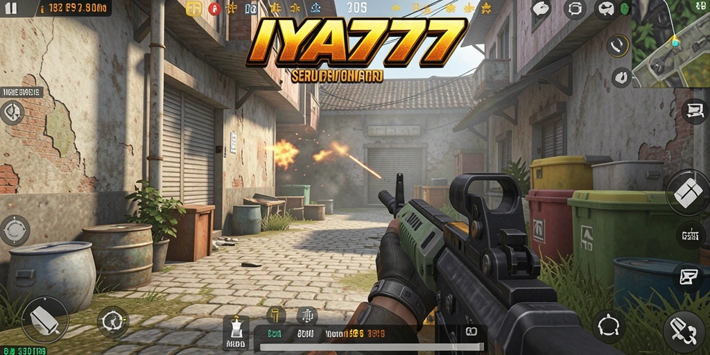 Tampilan menarik gameplay FPS IYA777 yang menegangkan.
