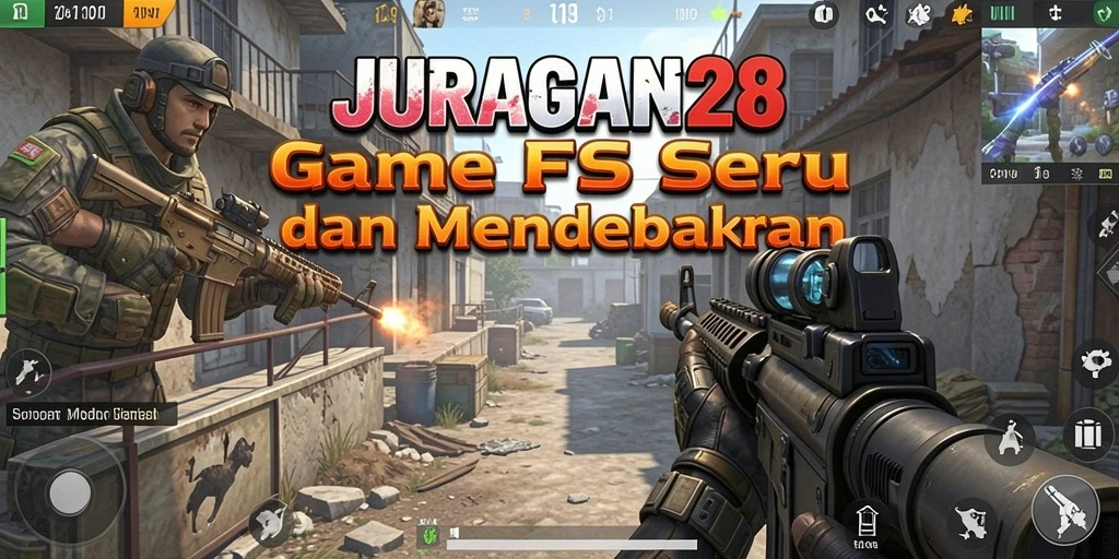 Gameplay mendebarkan di JURAGAN28 dengan aksi FPS yang seru.