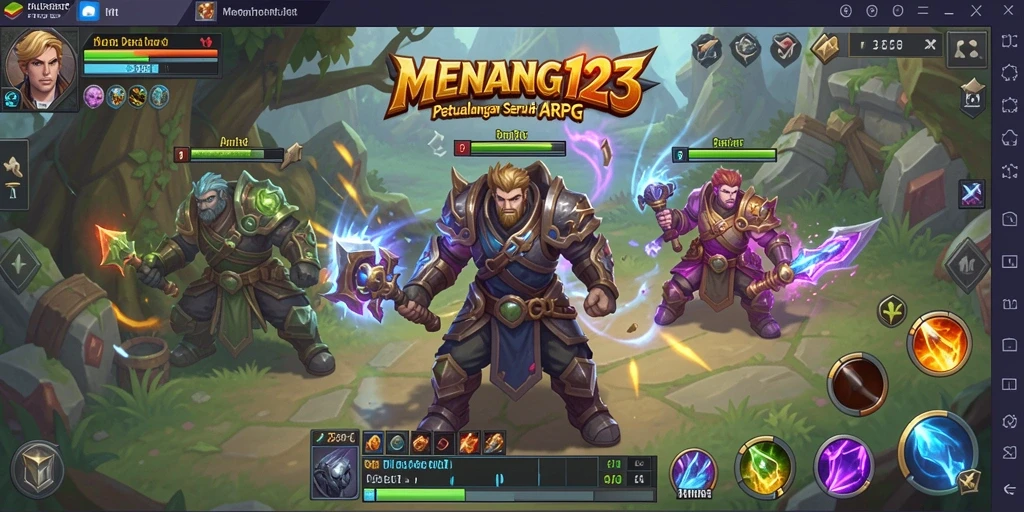 Tampilan gameplay <strong>MENANG123</strong> yang menarik dalam dunia ARPG.