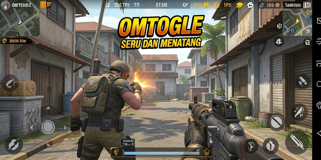 Screenshot gameplay <strong>OMTOGEL</strong> menampilkan intensitas pertempuran yang mendebarkan.